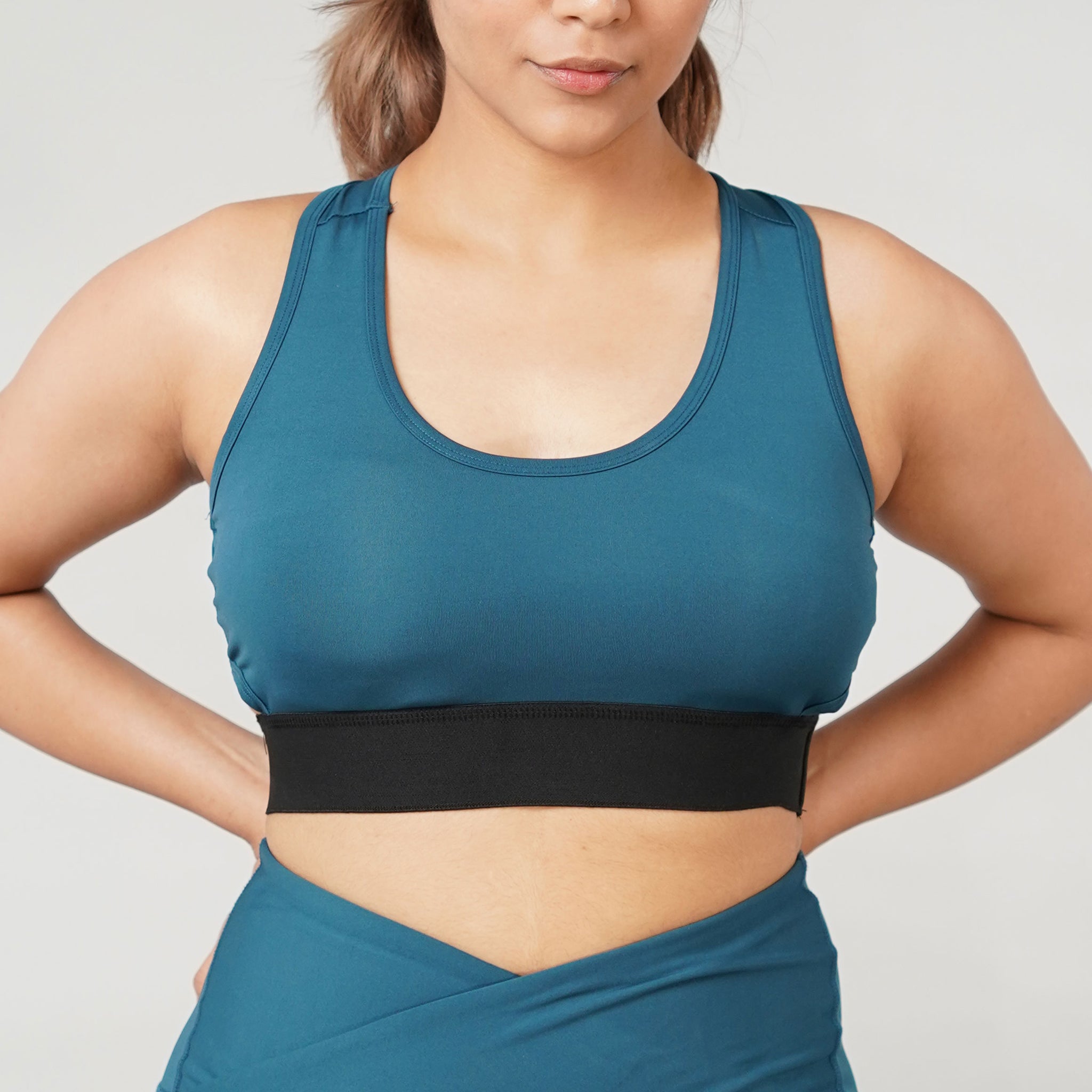 GripMAX Sports Bra / Teal