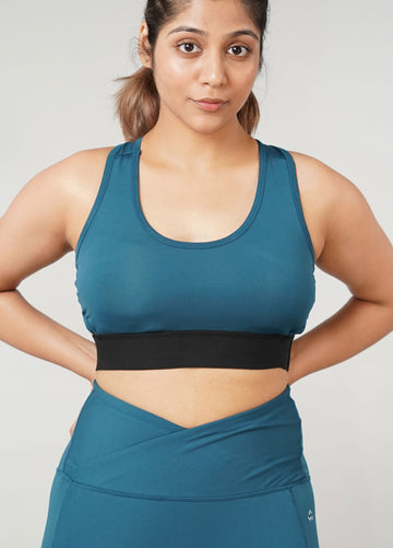 GripMAX Sports Bra / Teal