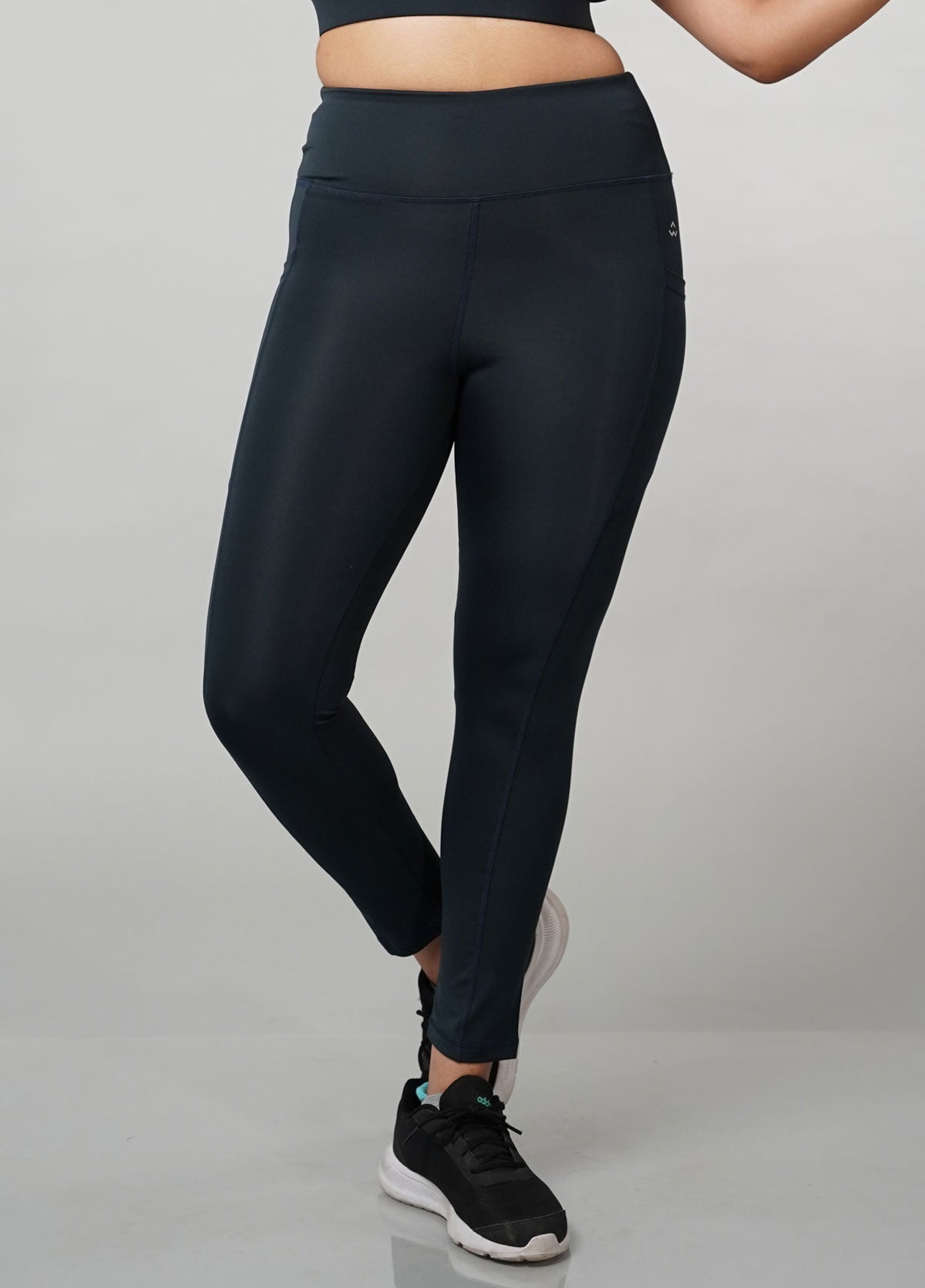 High Waist Tights / Navy Blue