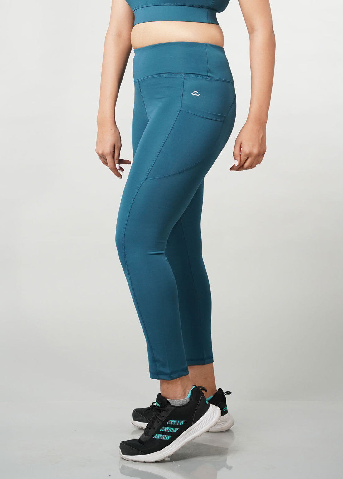 High Waist Tights / Teal