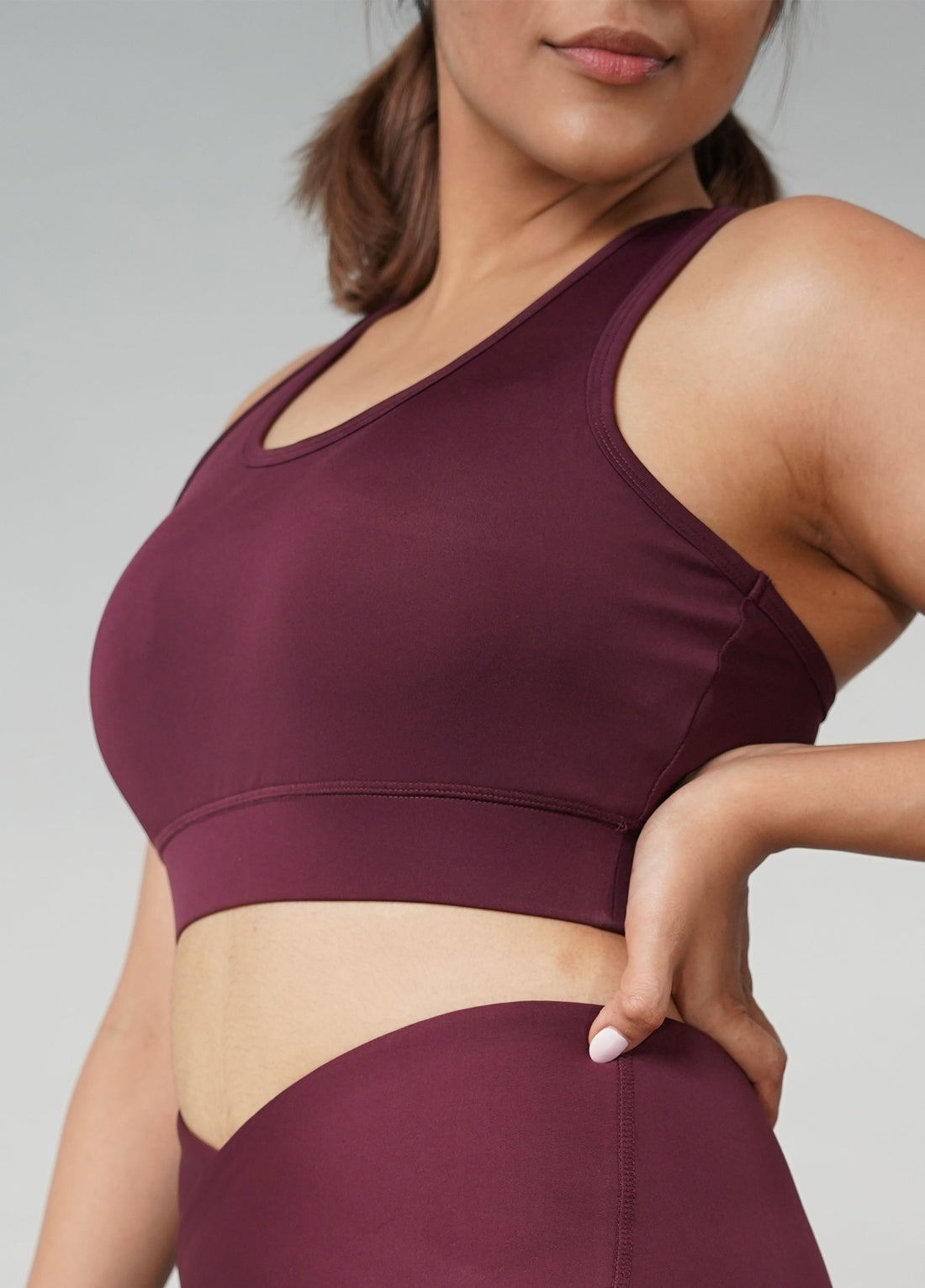 Vogue Ease Sports Bra / Wine